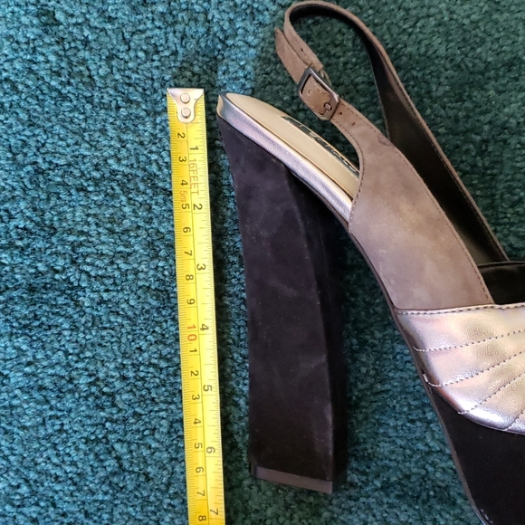 H by Halston Peep Toe Sling-Back Heels - Picture 7 of 7